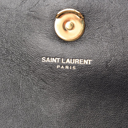 Saint Laurent Velvet Medium Monogram Kate Tassel Shoulder Bag Black 6 of 14