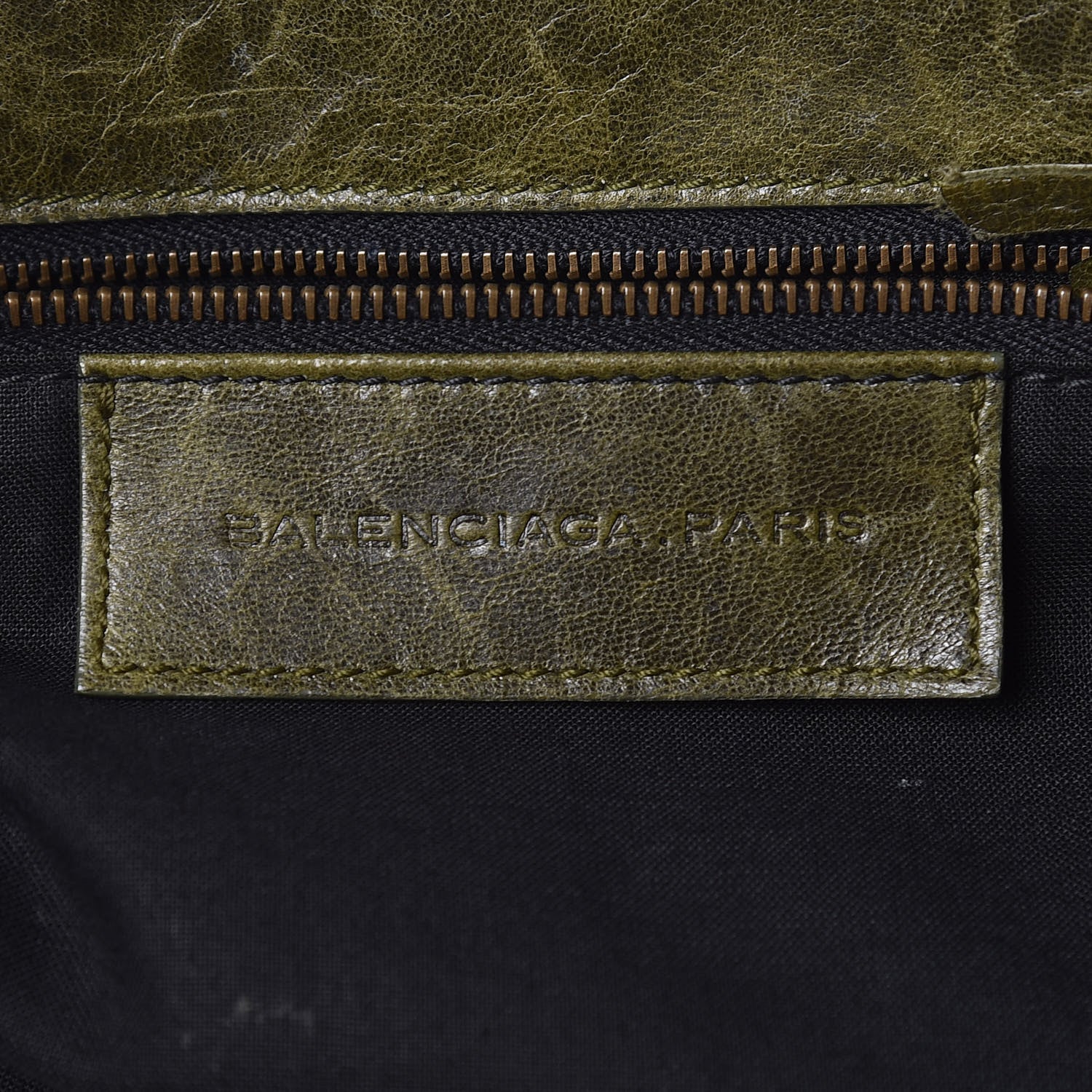 Balenciaga Chevre Shopper Tote Olive 8 of 13