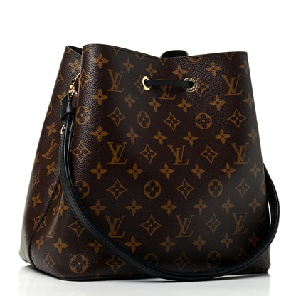 Louis Vuitton Monogram Neonoe MM Black 2 of 4