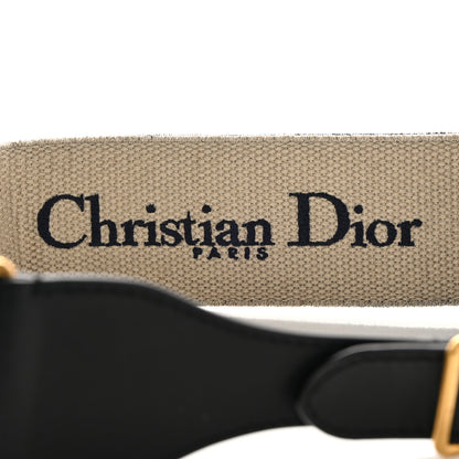 Christian Dior Canvas Embroidered Large Belt 75 30 Bleu 5 of 12