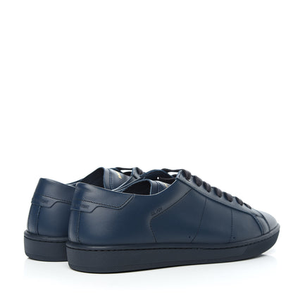 Saint Laurent Calfskin SL/06 Classic Court Sneakers 40 Blue 4 of 8