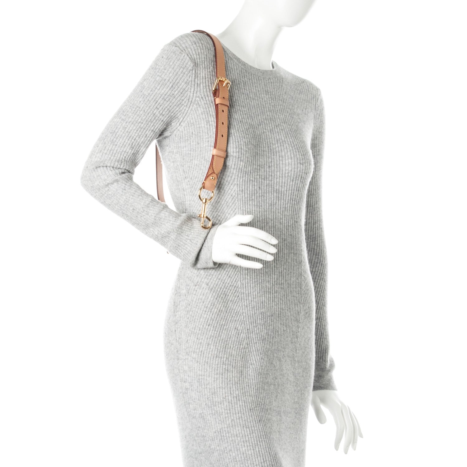 Louis Vuitton Vachetta 25mm Adjustable Shoulder Strap VVN 2 of 4