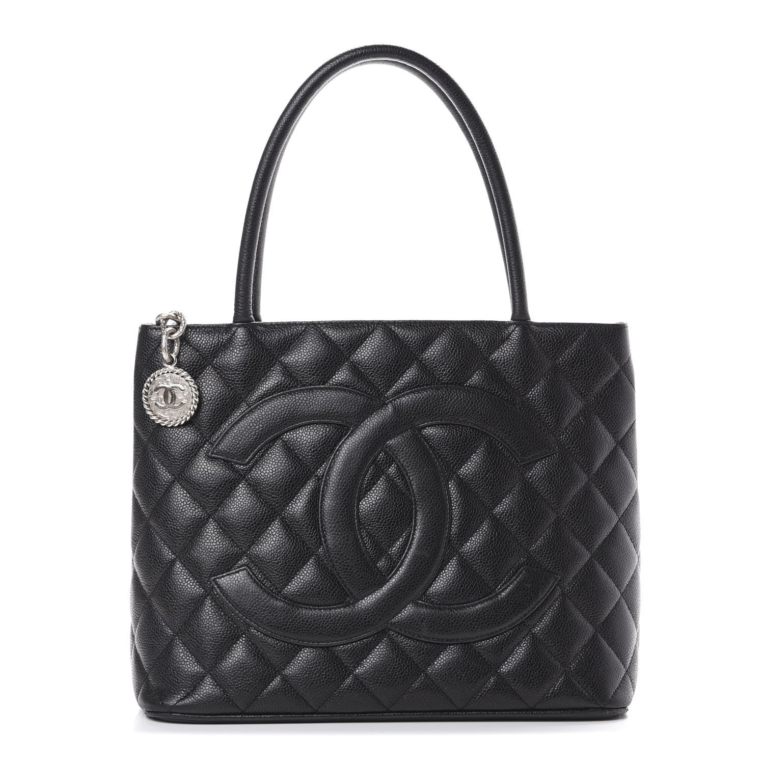 Chanel Caviar Quilted Medallion Tote Black 1 of 13