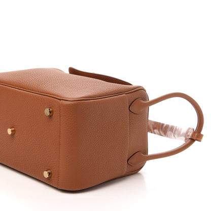 Hermes Taurillon Clemence Matte Niloticus Crocodile Touch Lindy 26 Gold 7 of 11