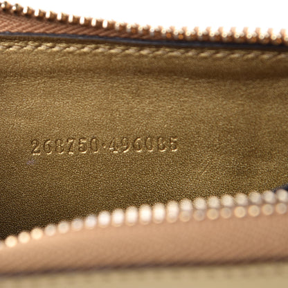 Gucci Microguccissima Zip Around Card Case Gold 7 of 7