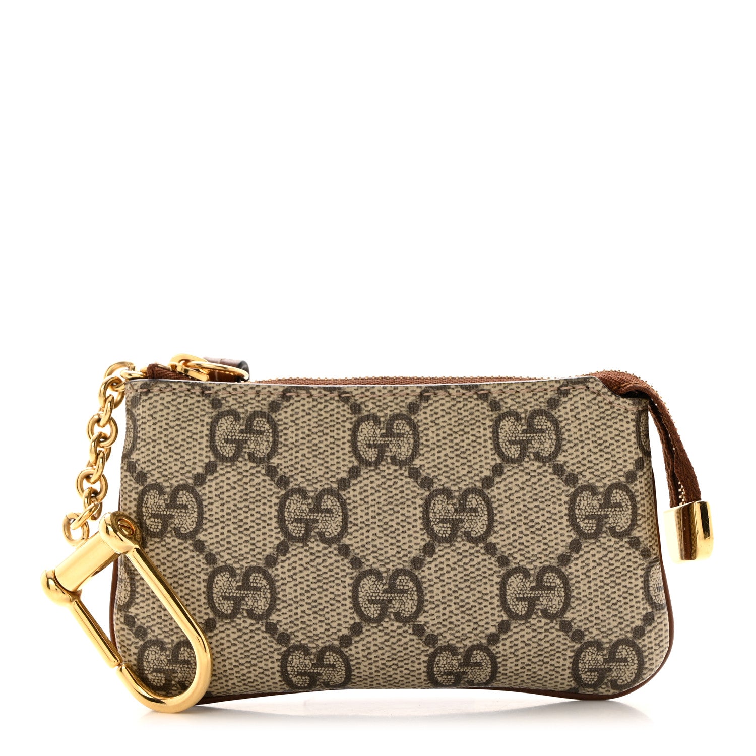 Gucci GG Supreme Monogram Key Case Brown 1 of 8