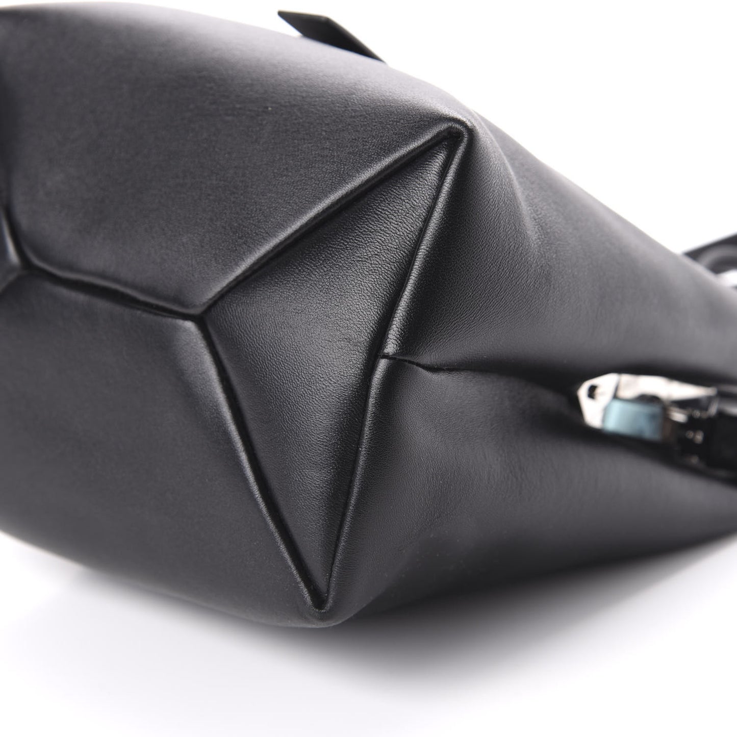Calfskin Frame Crossbody Bag Black