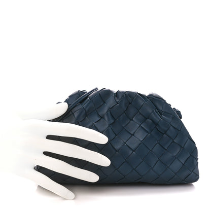 Bottega Veneta Nappa Intrecciato The Mini Pouch Deep Blue 3 of 12