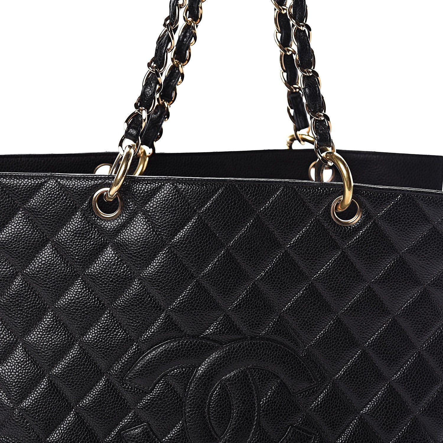 Chanel Caviar Quilted Petit Timeless Tote PTT Black 8 of 10