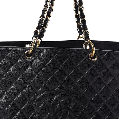 Chanel Caviar Quilted Petit Timeless Tote PTT Black 8 of 10
