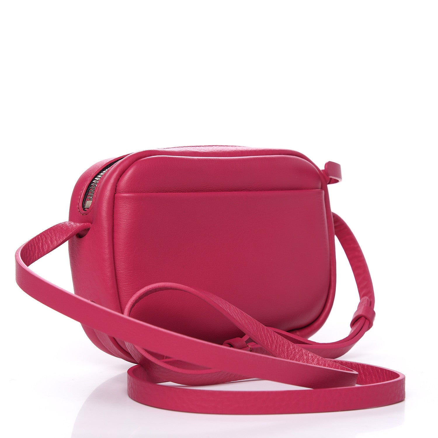 Balenciaga Calfskin Logo XS Everyday Camera Bag Rose Indien Black 3 of 10