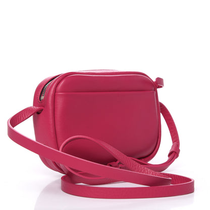 Balenciaga Calfskin Logo XS Everyday Camera Bag Rose Indien Black 3 of 10