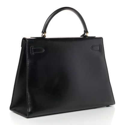 Hermes Box Kelly Sellier 32 Black 2 of 20