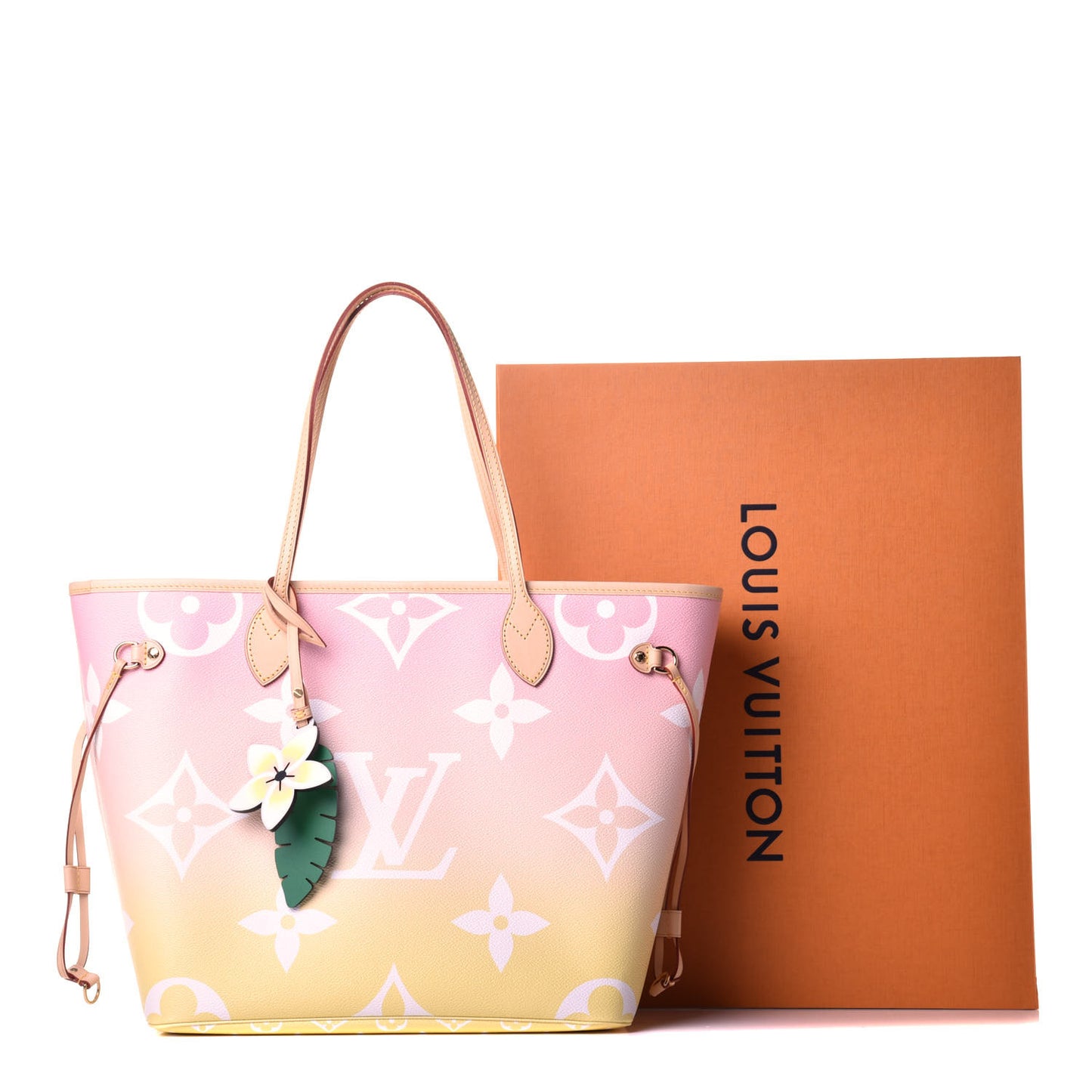 Monogram Giant By The Pool Neverfull MM Light Pink