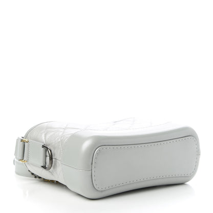 Chanel Aged Calfskin Quilted Small Gabrielle Hobo Grey 4 of 11
