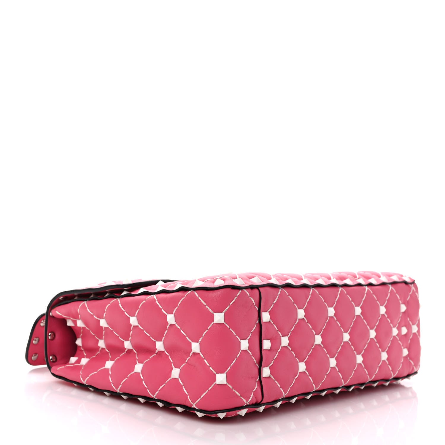 Valentino Garavani Lambskin Medium Free Rockstud Spike Shoulder Bag Shadow Pink 4 of 8