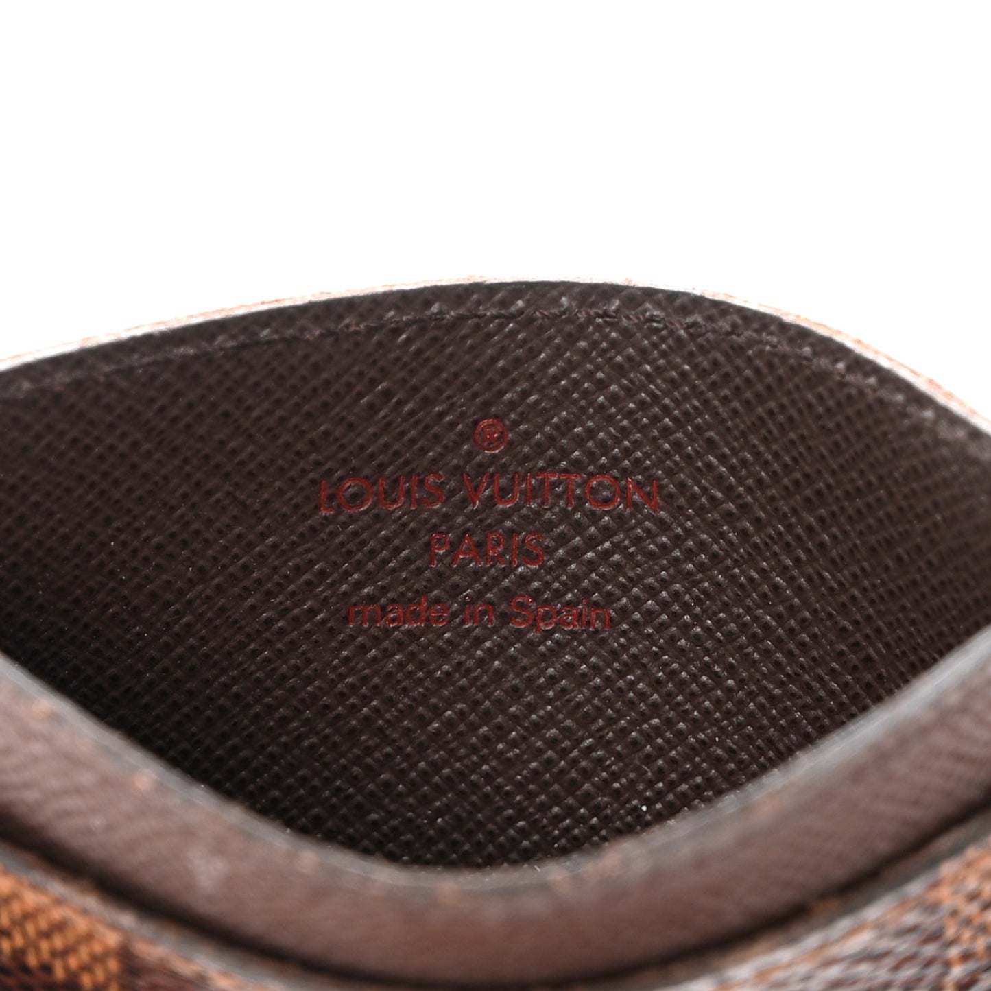 Damier Ebene Card Holder