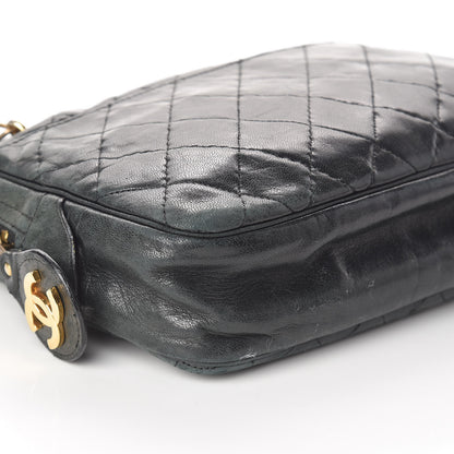 Chanel Lambskin Quilted Camera Case Black 11 of 15