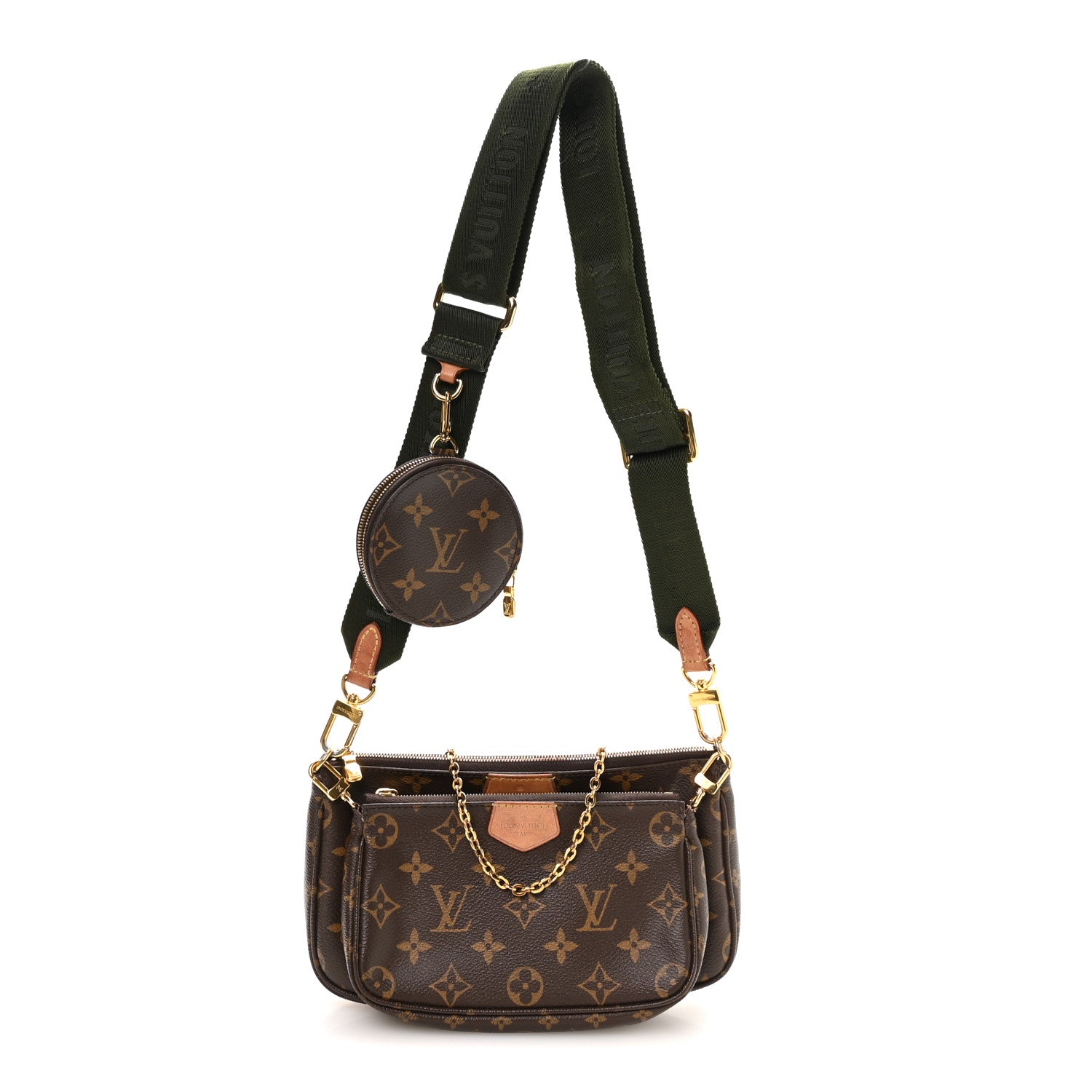 Louis Vuitton Monogram Multi Pochette Accessories Kaki 1 of 10