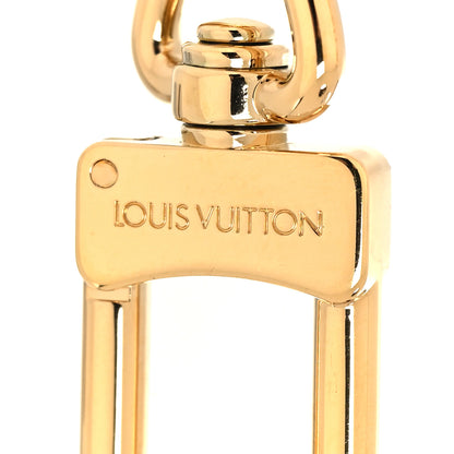 Louis Vuitton Monogram Spring Street Bag Charm Key Holder Gold 3 of 4