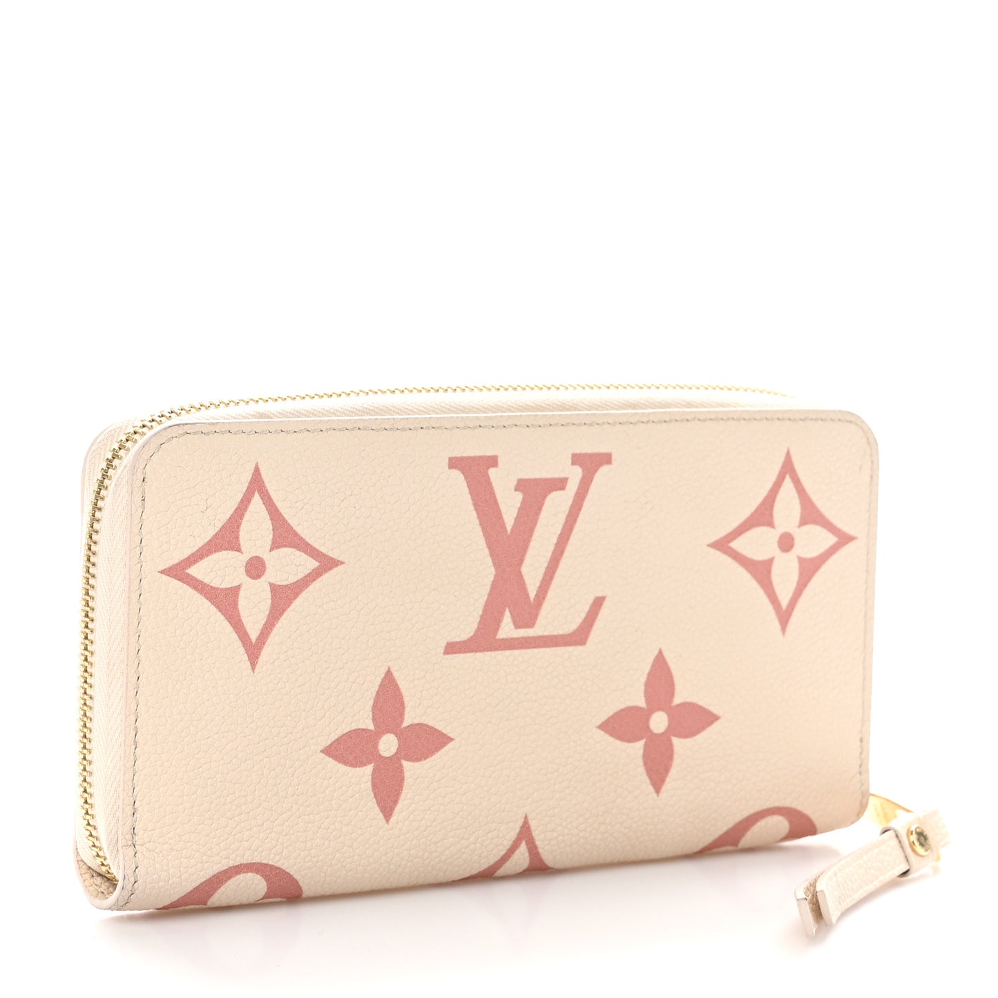 Empreinte Monogram Giant Zippy Wallet Creme Bois De Rose