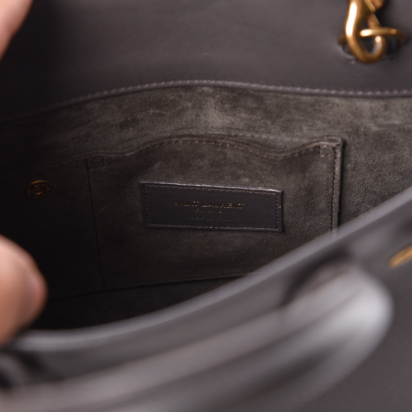 Calfskin Nano Sac De Jour Fog