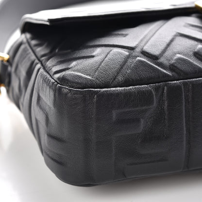 Fendi Nappa FF 1974 Embossed Baguette Black 5 of 11