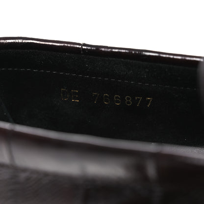 Saint Laurent Supple Eel Le 15 Loafer Penny Slippers 39 Burnt Brown 10 of 10