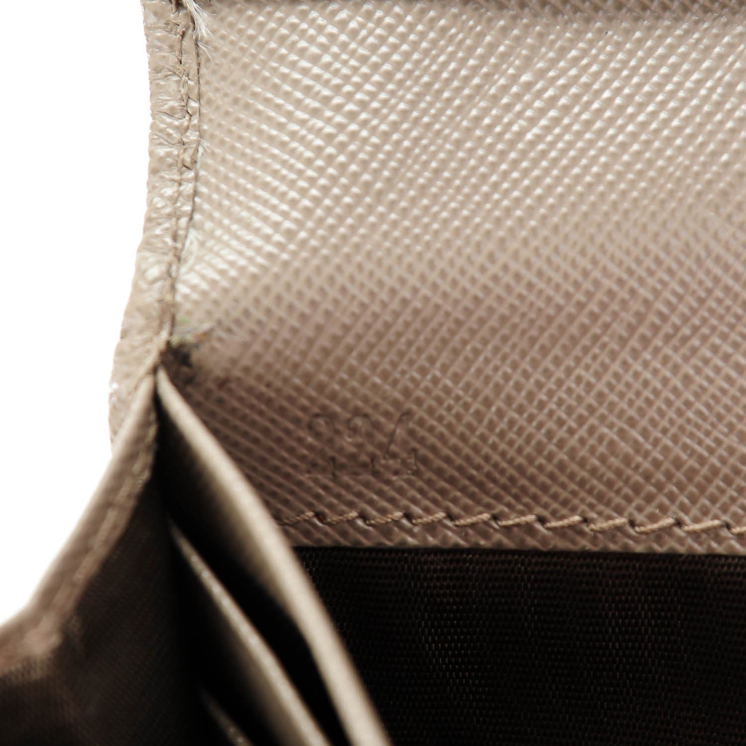Prada Saffiano Metal Continental Flap Wallet Argilla 8 of 8