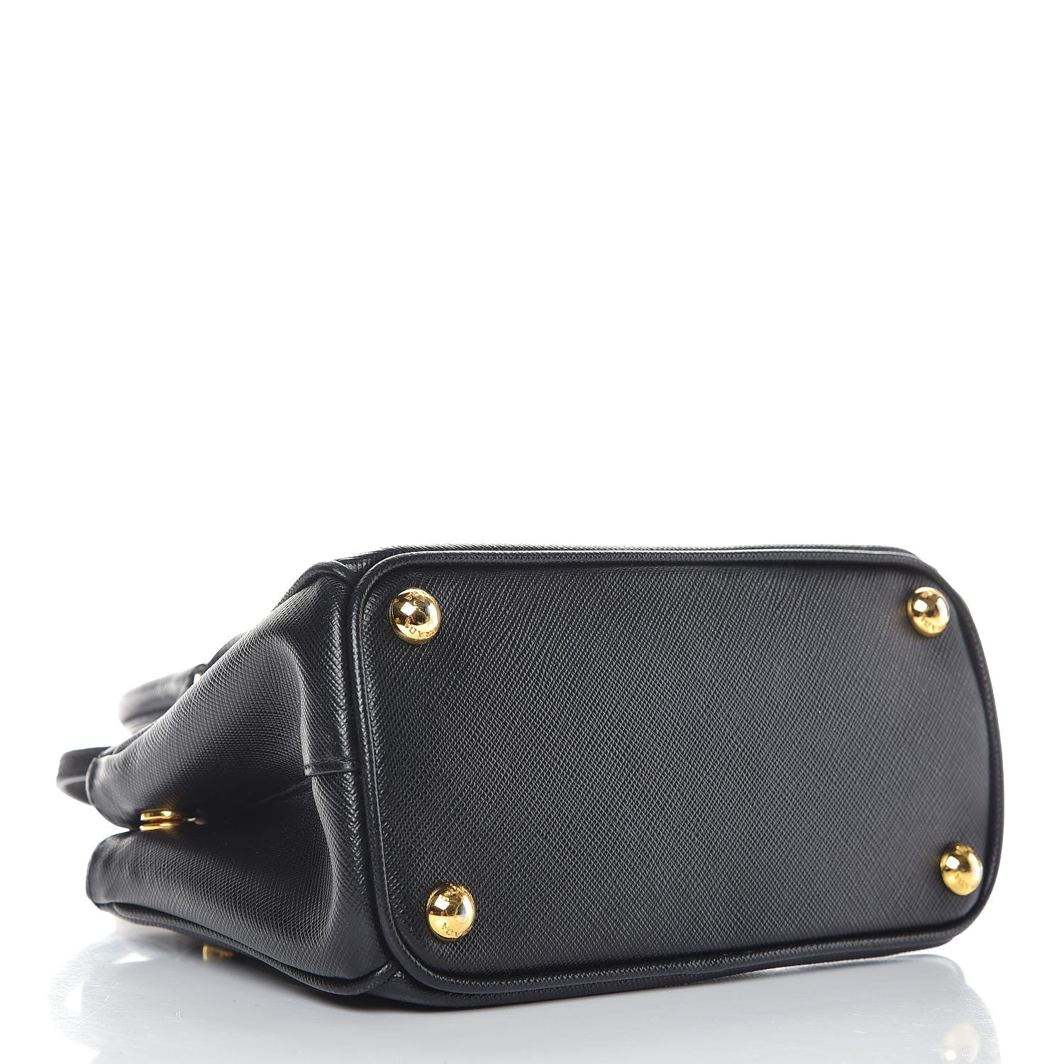 Prada Saffiano Lux Mini Galleria Double Zip Tote Black 5 of 11