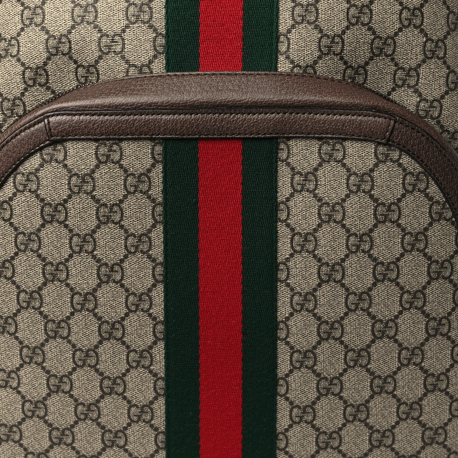 Gucci GG Supreme Monogram Medium Ophidia Day Backpack Brown 8 of 10