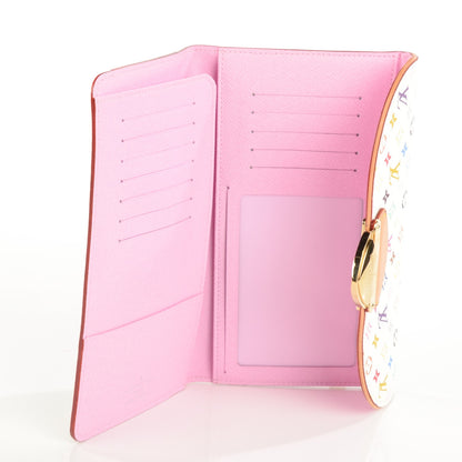 Louis Vuitton Monogram Multicolor Eugenie Wallet White Litchi 6 of 8