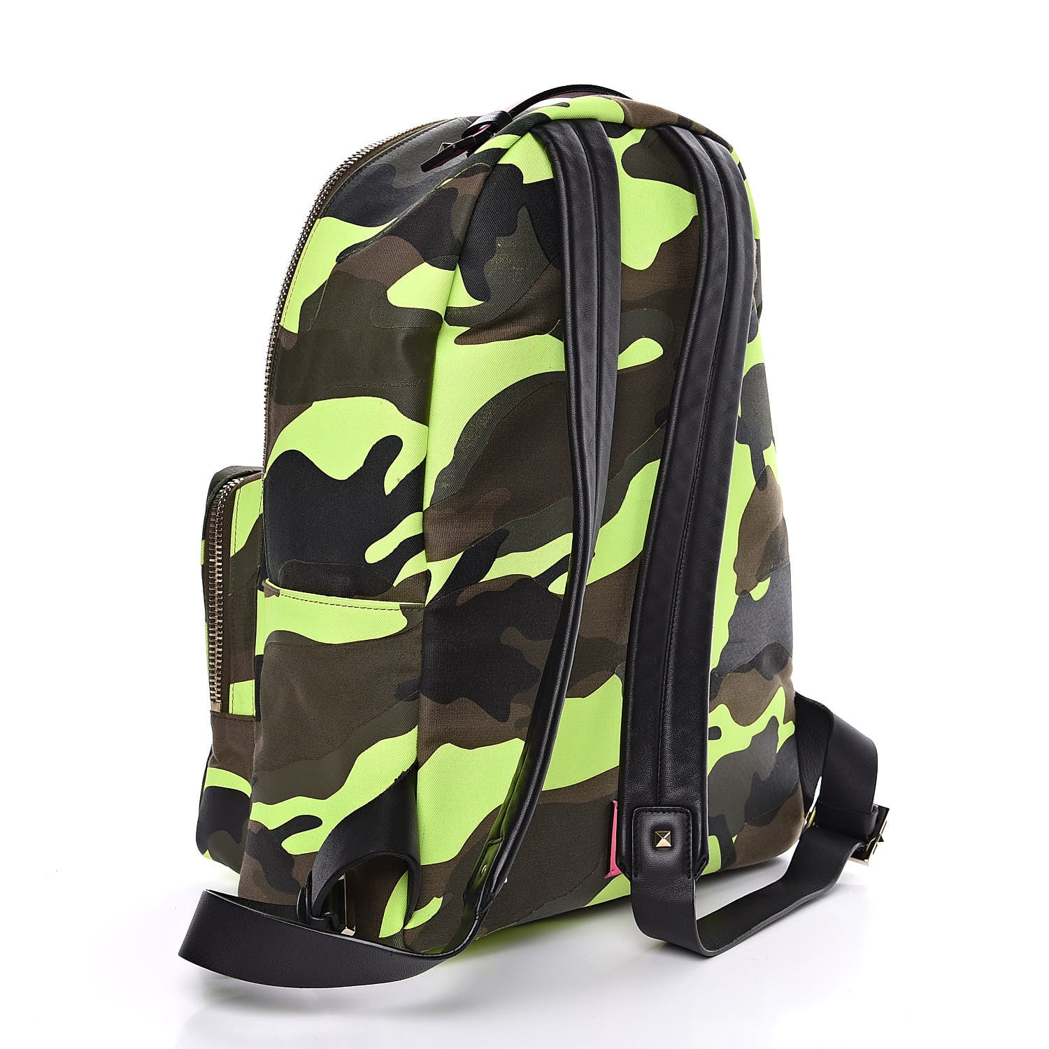 Valentino Garavani Camouflage Backpack Green Fluo 3 of 11