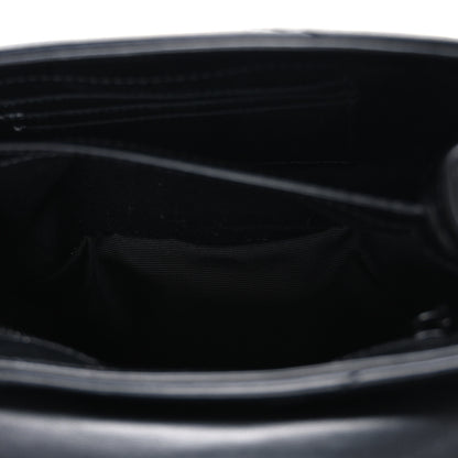 Saint Laurent Calfskin Y Quilted Monogram Monochrome Toy Loulou Crossbody Bag Black 5 of 10