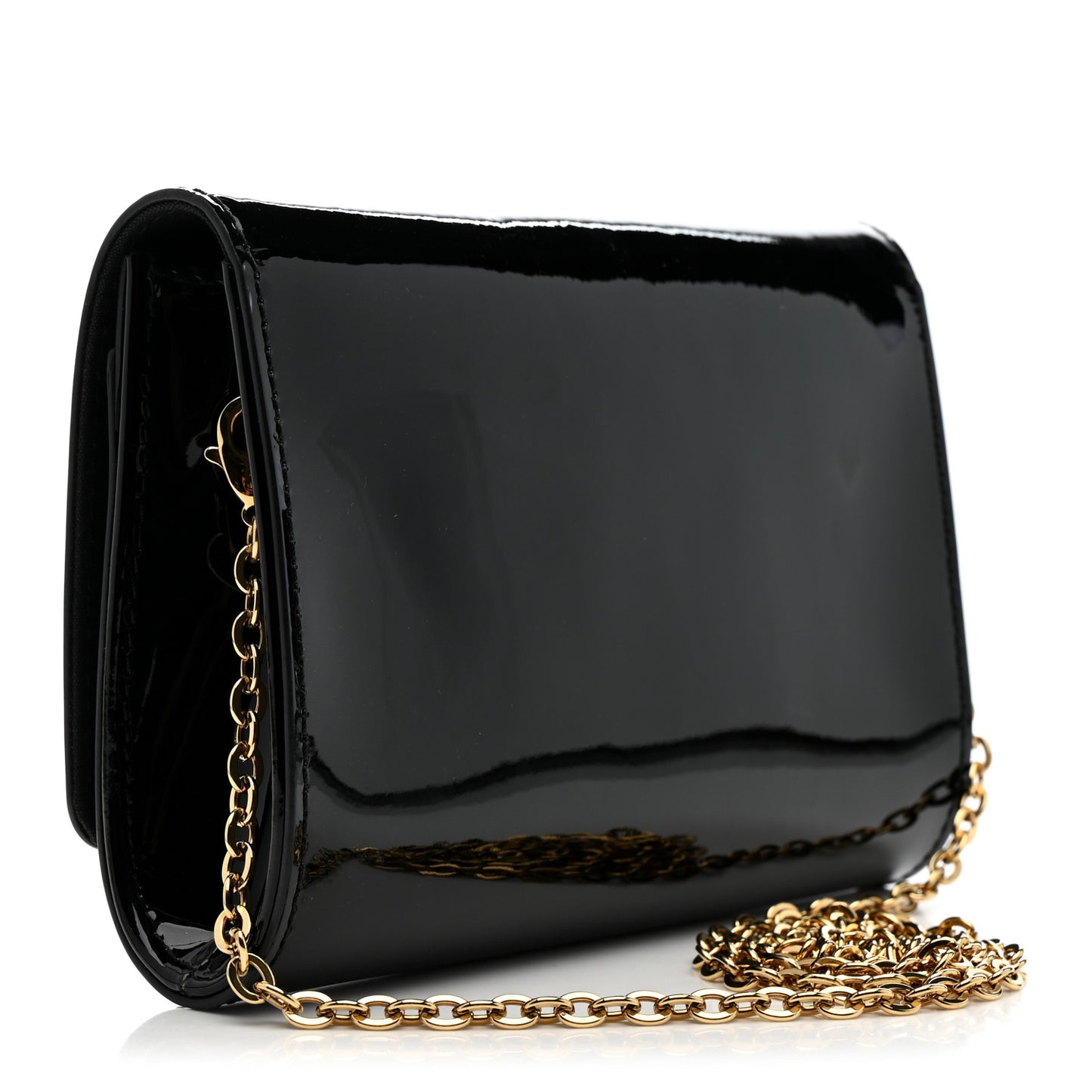 Patent Louise PM Chain Clutch Black