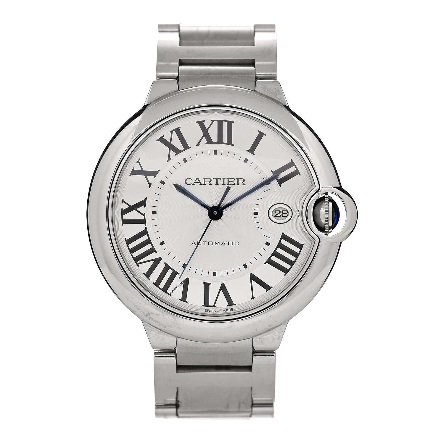 Cartier Stainless Steel 42mm Ballon Bleu De Cartier Automatic Watch 1 of 4