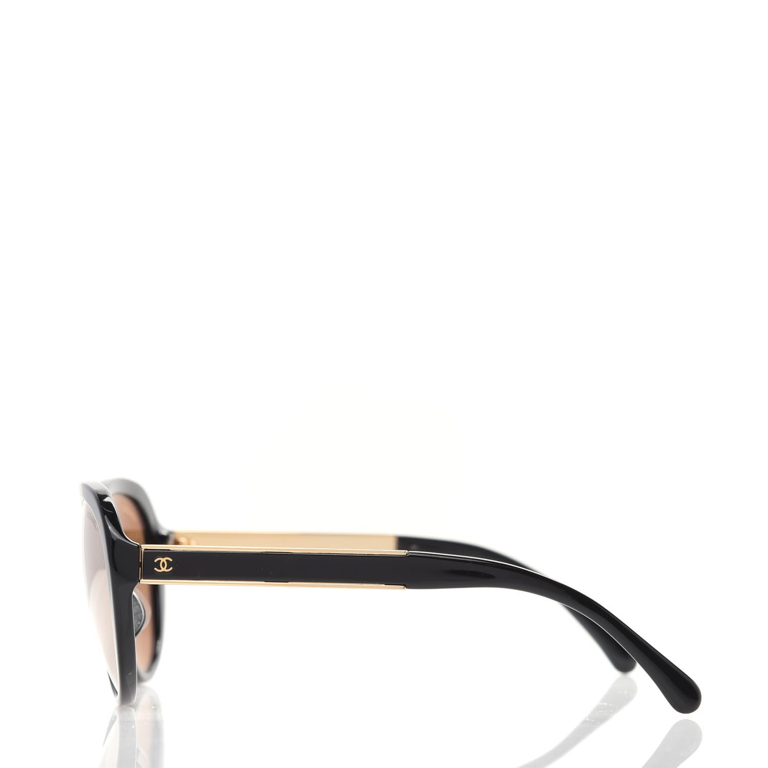 Chanel CC Sunglasses 5269 Gold Black 3 of 7
