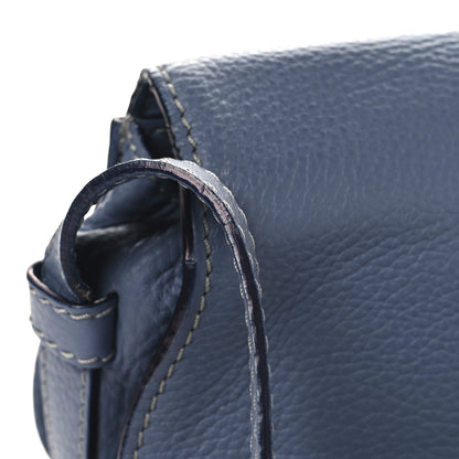 Chloe Calfskin Small Marcie Round Crossbody Bag Royal Navy 10 of 12