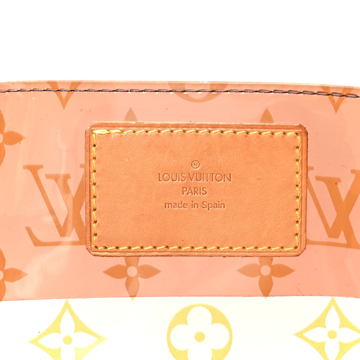 Louis Vuitton Vinyl Cabas Sac Ambre MM 7 of 9
