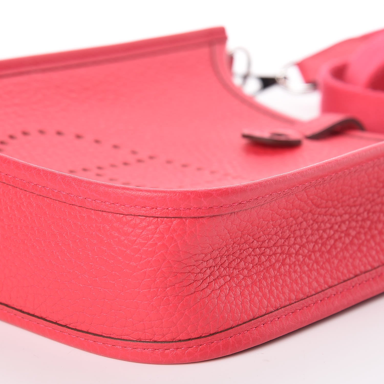 Hermes Taurillon Clemence Evelyne TPM Rose Extreme 8 of 9