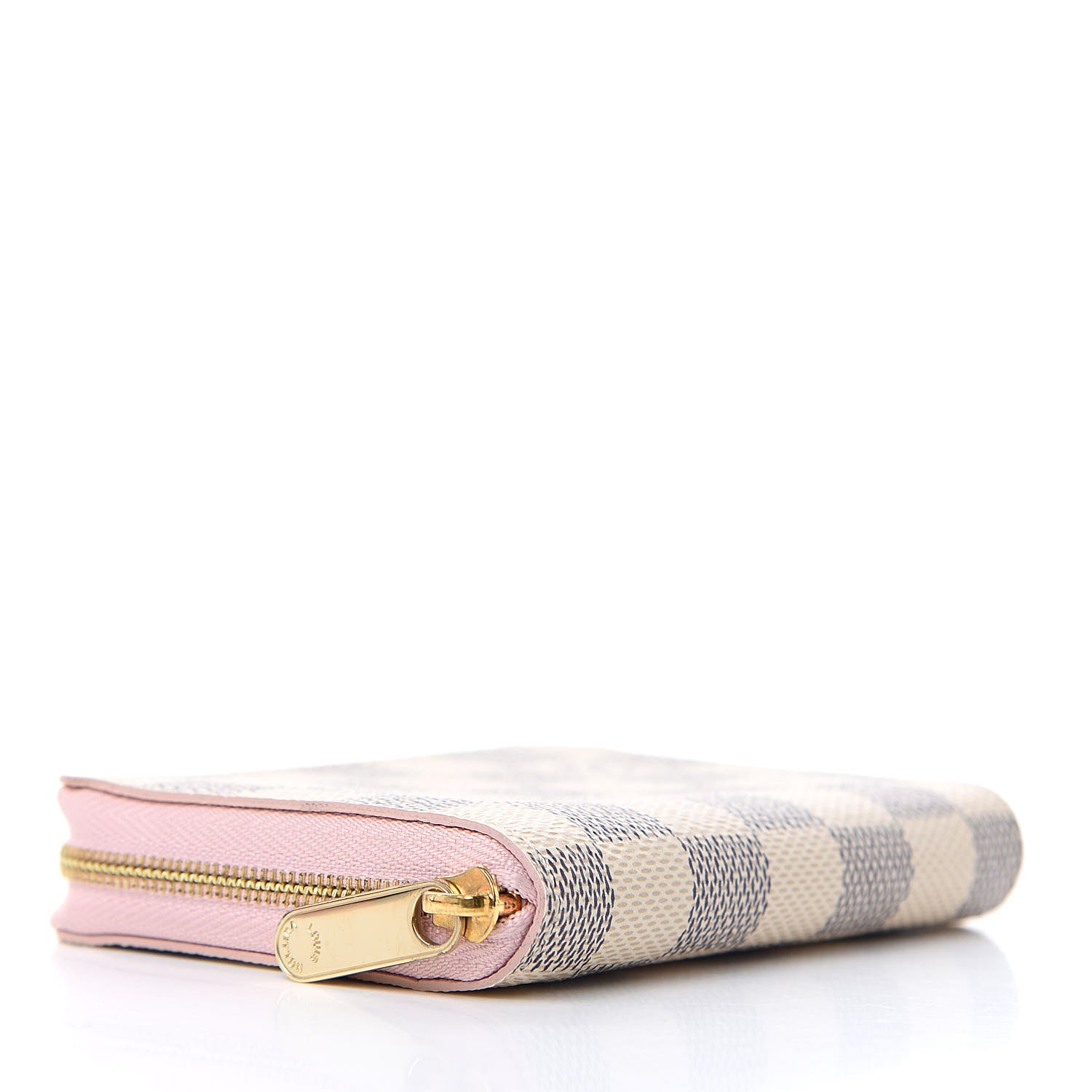 Louis Vuitton Damier Azur Zippy Coin Purse Rose Ballerine 4 of 9