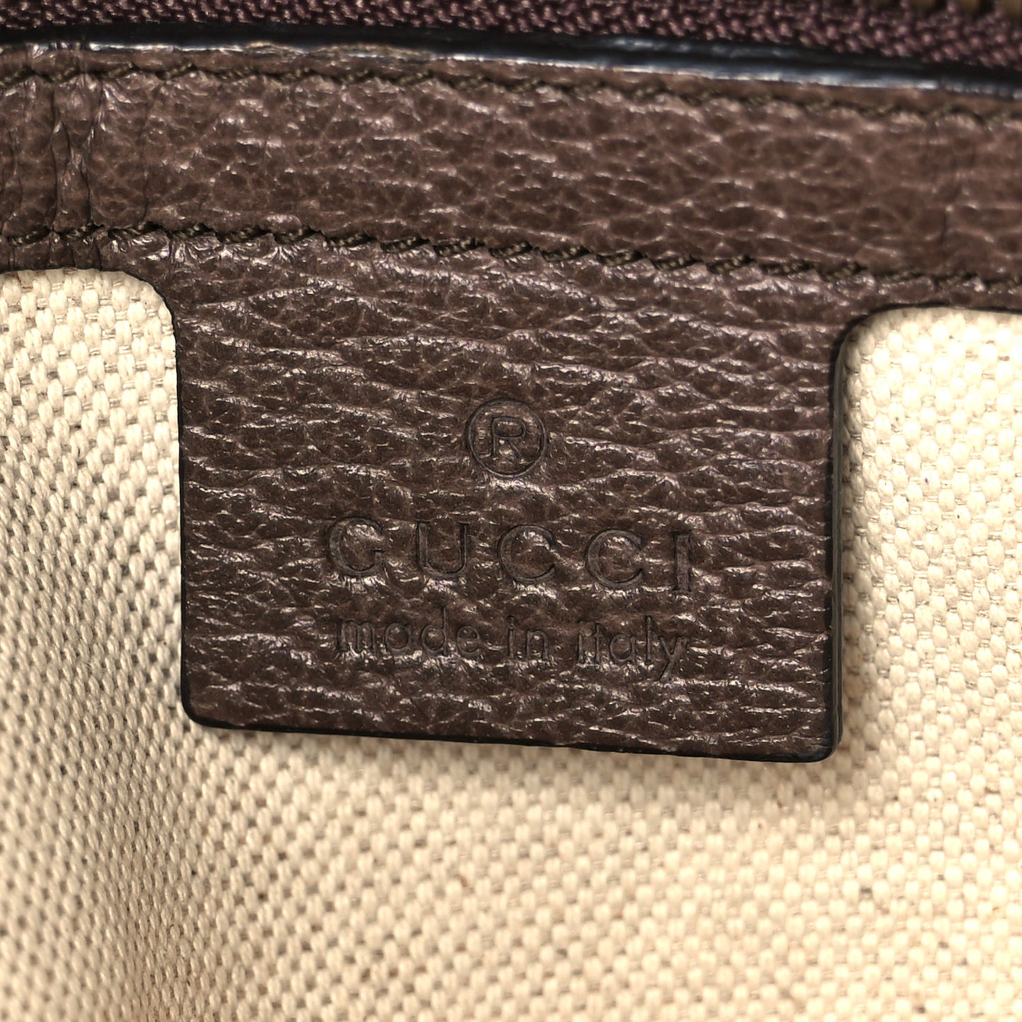 GG Supreme Monogram Web Small Ophidia Messenger Bag Brown