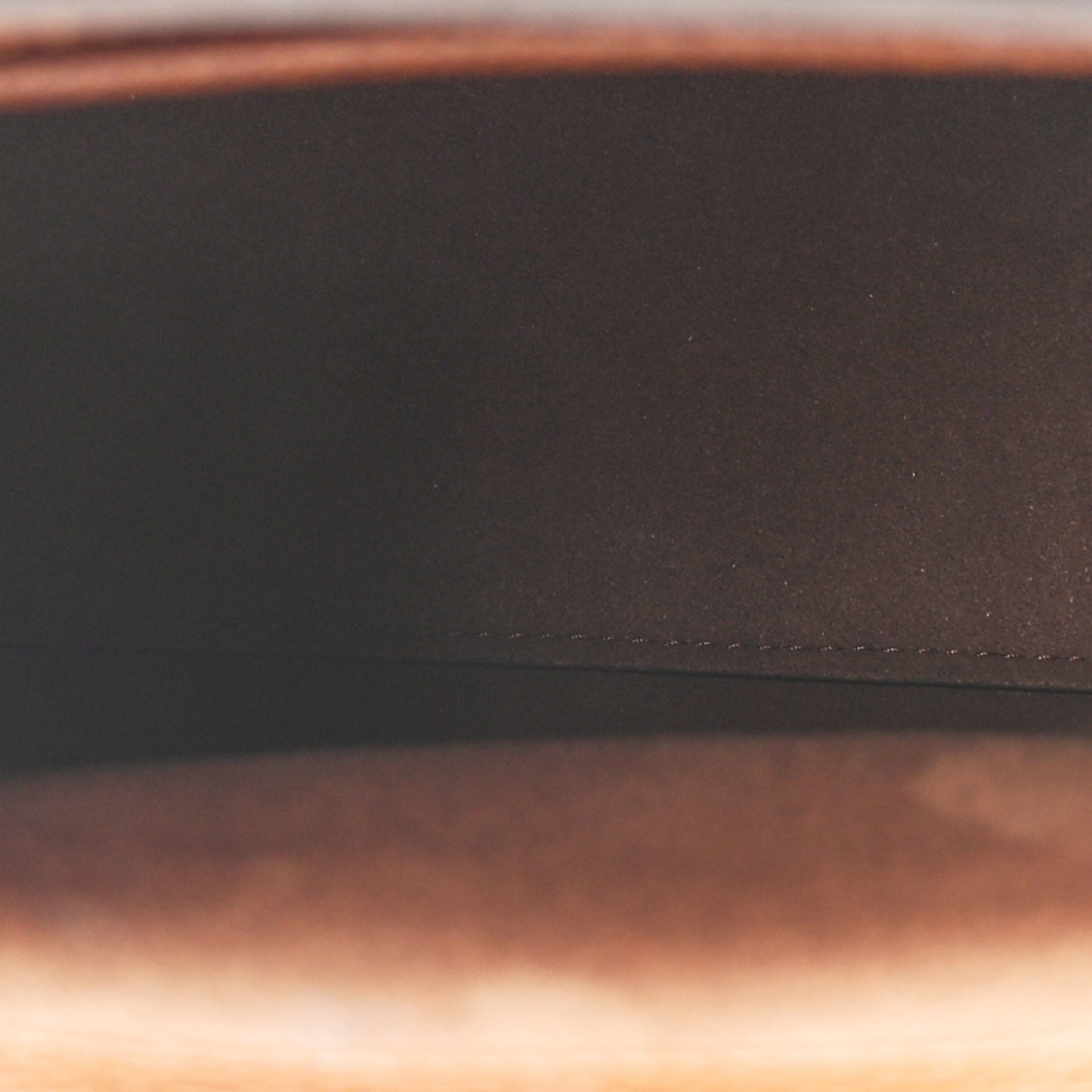 Grained Calfskin Islington Bucket Bag Oak