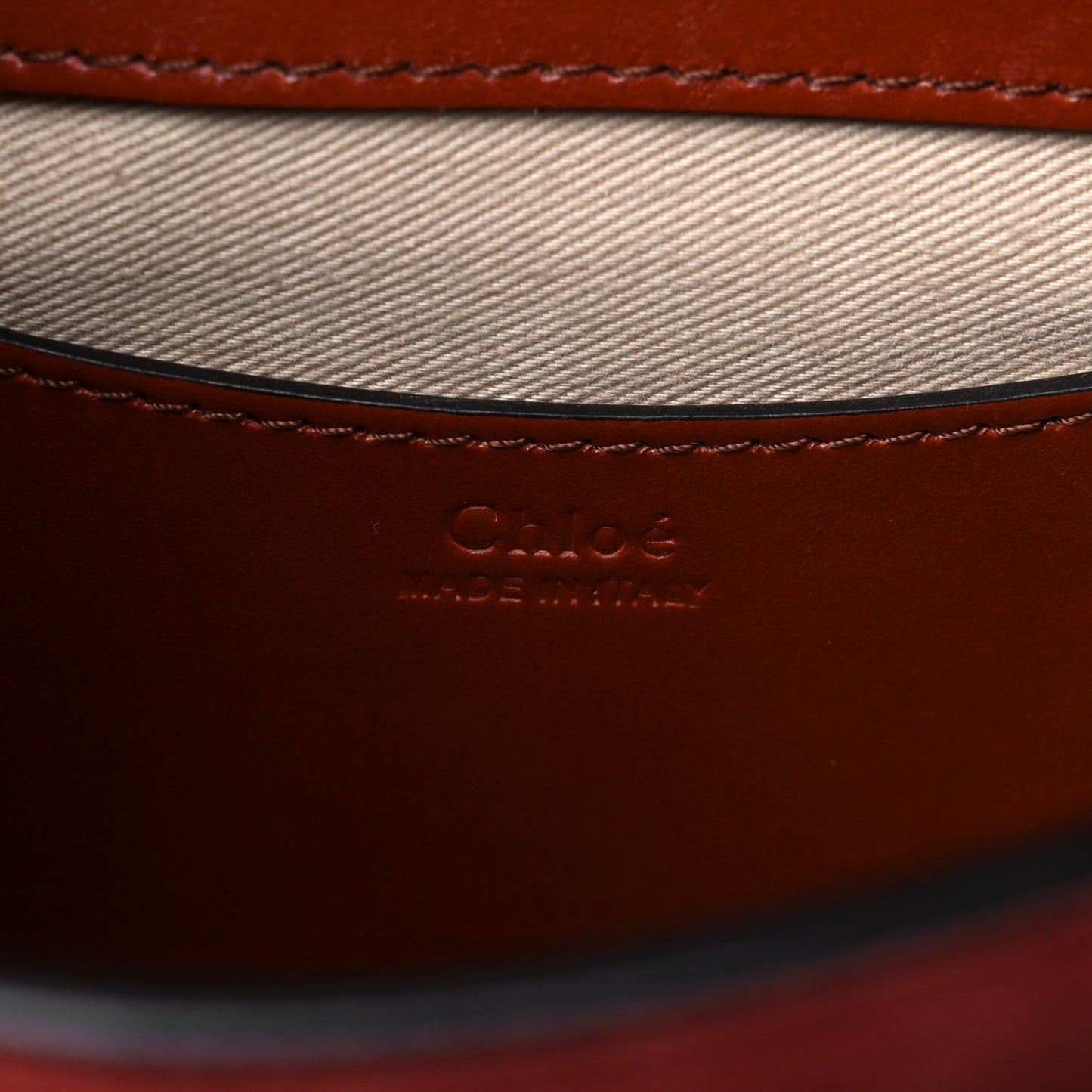 Calfskin Small Tess Bag Sepia Brown