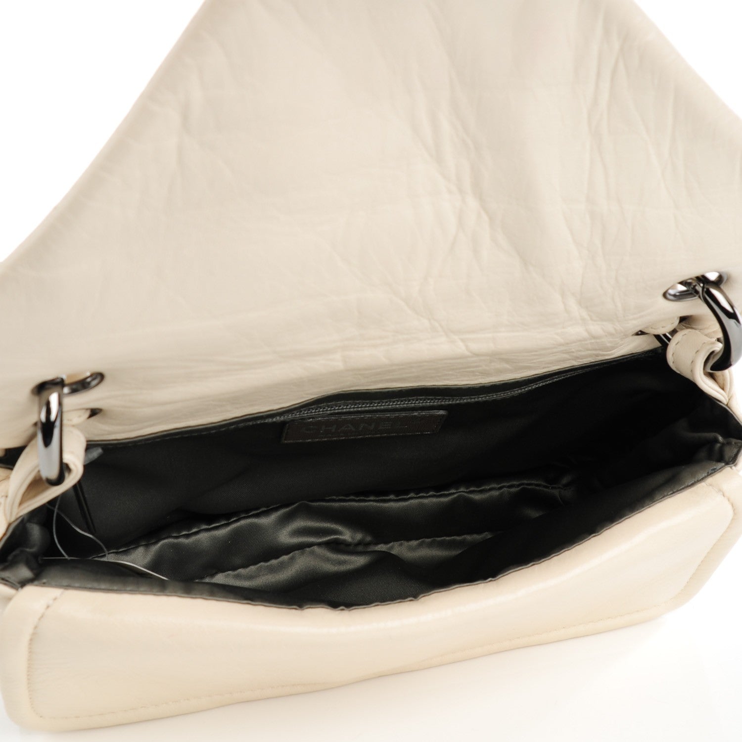 Chanel Lambskin Quilted Envelope Flap White 5 of 7