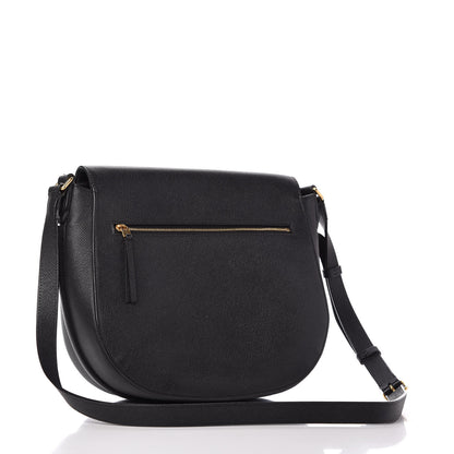 Celine Grained Calfskin Medium Trotteur Black 4 of 17