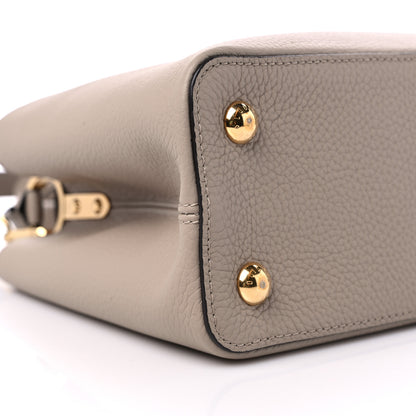 Louis Vuitton Taurillon Capucines MM Galet 7 of 8
