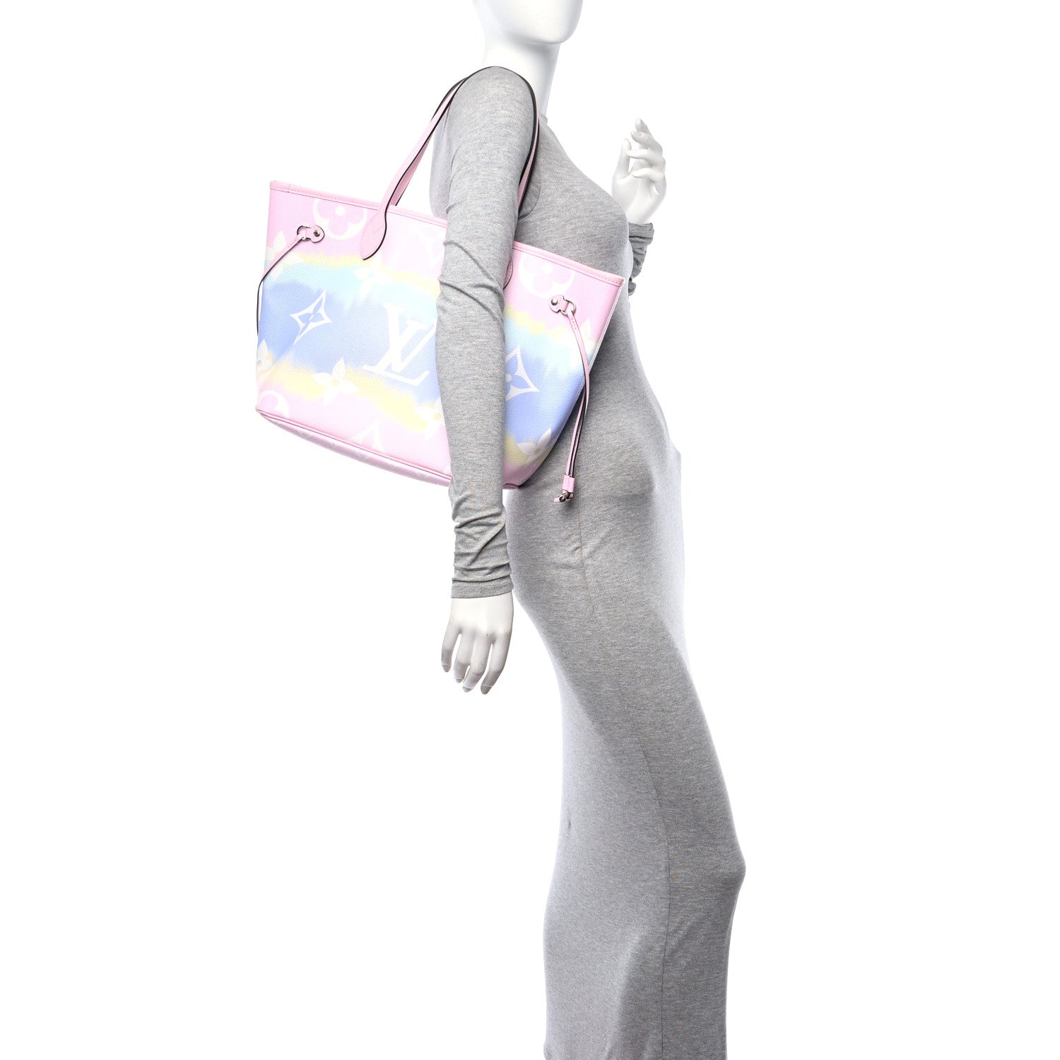 Louis Vuitton Monogram Escale Neverfull MM Pastel 2 of 14