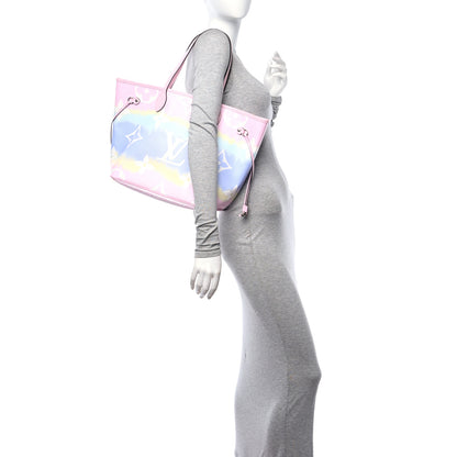 Louis Vuitton Monogram Escale Neverfull MM Pastel 2 of 14