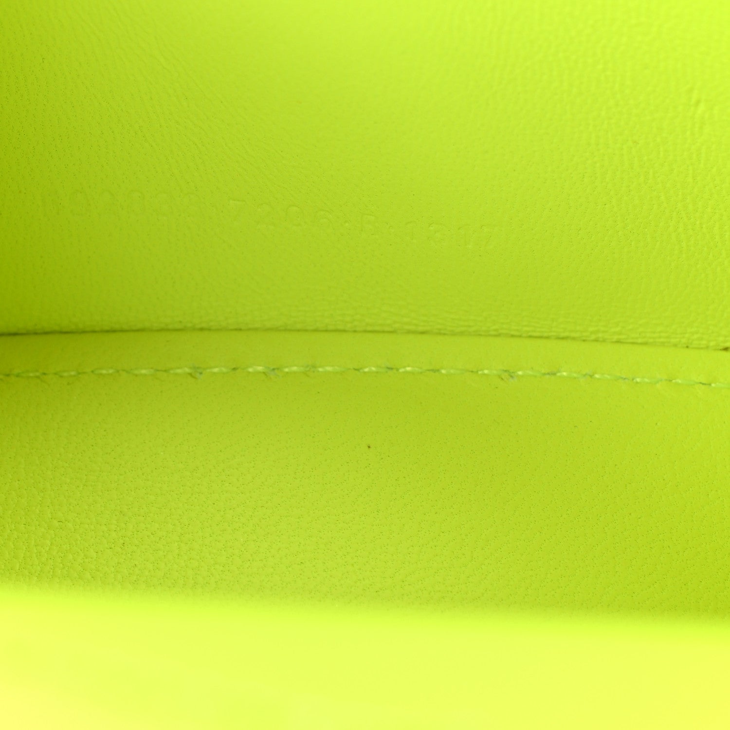 Balenciaga Shiny Calfskin Crocodile Embossed Hourglass Top Handle Bag XS Fluo Yellow 8 of 11
